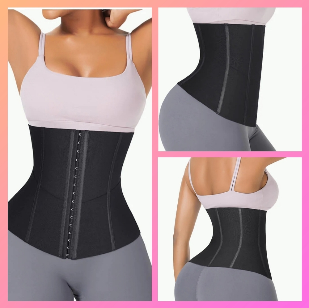 Sculptshe Latex 3 Hooks Waist Trainer Hourglass Body Shaper top quality boutique